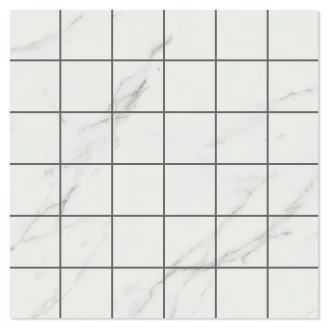Marmor Mosaik Klinker Kalon Vit Polerad 30x30 (5x5) cm